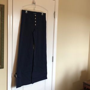 Ralph Lauren Navy blue wide leg pants